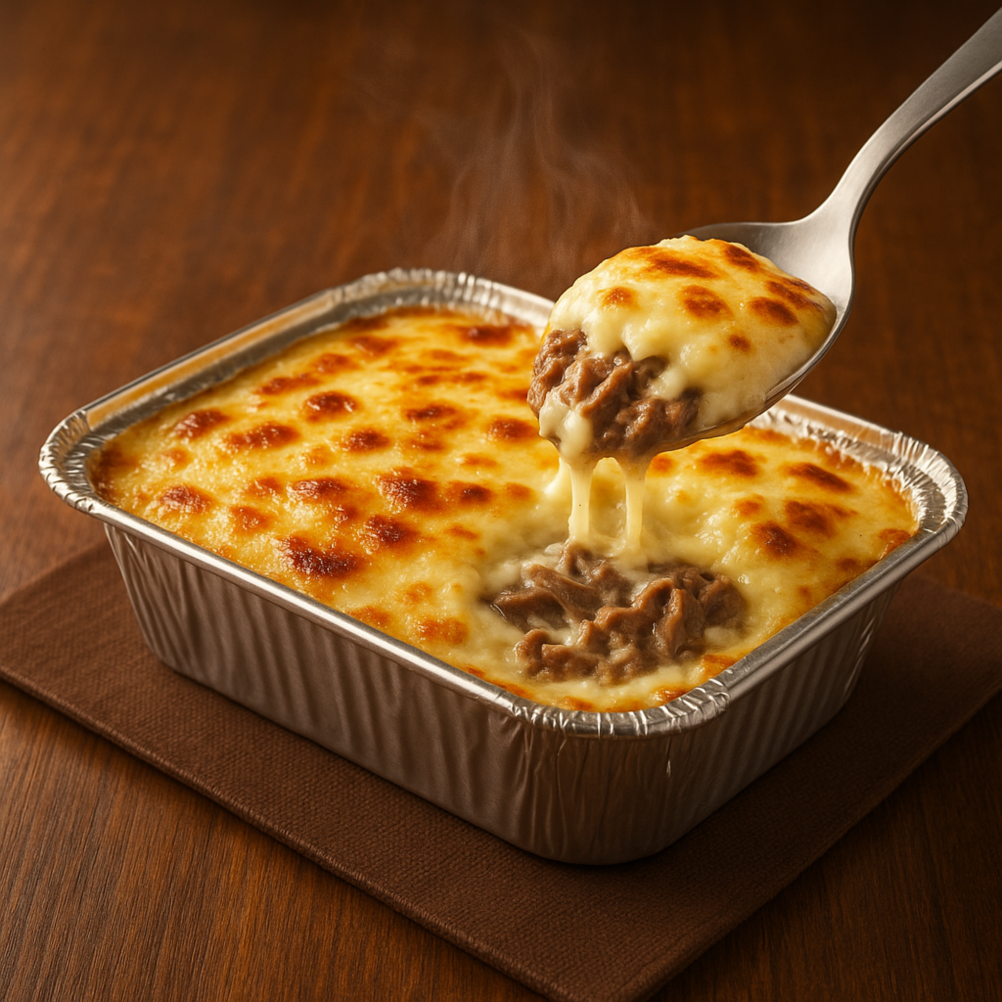 Escondidinho gratinado